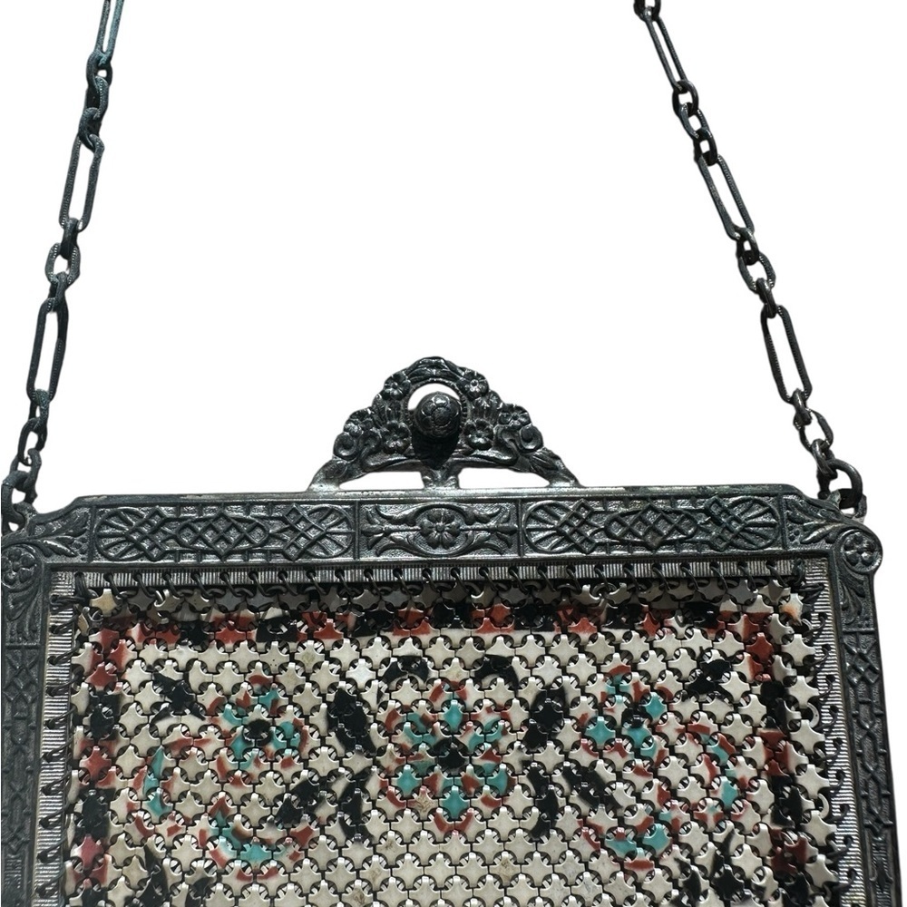 Mandalian Mfg Co 1920’s Vintage Beaded Chain Purse - Picture 5 of 7